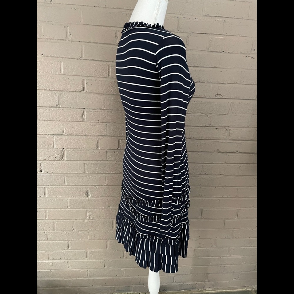 Bailey 44 Navy & White Dress M - Picture 9 of 14